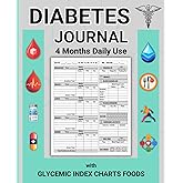 Blood Sugar Log Book: Complete Daily Diabetes Journal to Log Blood Glucose, Blood Pressure, Food, Nutrition, Water, Insulin,