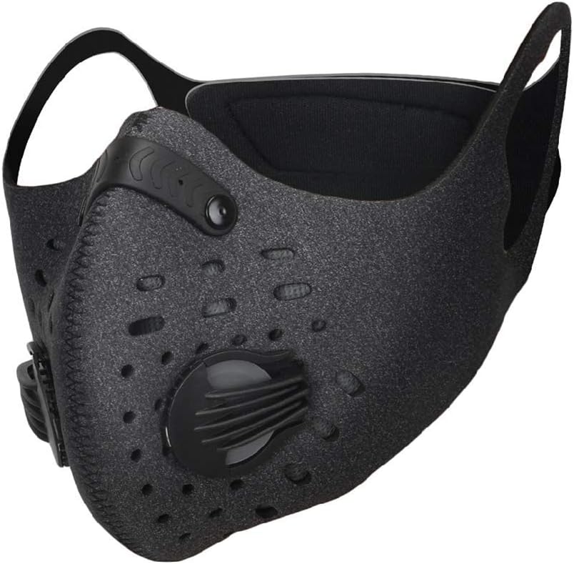 maschera anti-inquinamento per la corsa