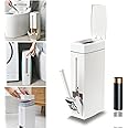 Amazon.com: Slim Bathroom Trash Can with Lids, RV Toilet Brush and ...