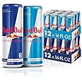 Red Bull Energy Drink Variety Pack, 16 Fl Oz Cans, Pack of 24 (12 Cans Each of Red Bull Energy Drink and Red Bull Sugar Free Energy Drink)