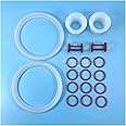 BmXauz Spare Part ， Ice Cream Machine Seal Ring and Tube Components of Soft Serve Ice Cream Maker Fittings One Set， Compatible for BQL，