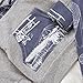 2Pcs Baby Boy Girls Hooded Pocket T-Shirt Top+Long Printed Cartoon Pant Cute Warm Outfit (18-24Months, Gray&Blue)