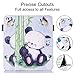 iPad 9.7 inch 2018/2017 Case, iPad Air Case, iPad Air2 Case, Dteck PU Leather Folio Smart Cover with Auto Wake/Sleep Feature Stand Case for iPad 9.7 Inch 2017 2018/iPad Air 2/iPad Air,Lovely Panda