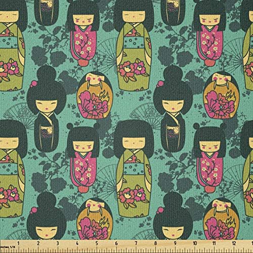 Colorful digital yard cloth with various colors and patterns, priced at $17.99.