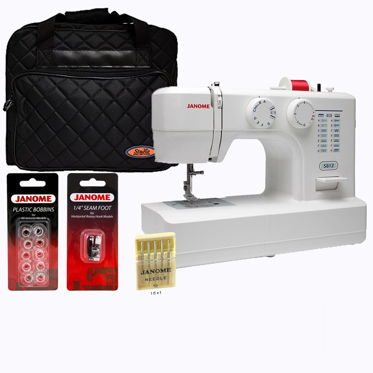 Janome 2212 vs 5812 Sewing Machine What's the Difference? • Comparison