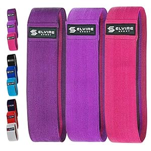 ELVIRE-Resistance-Bands-Booty-Bands-3-Pack-Fabric-Resistance-Bands-Set-for-WomenMen-Exercise-Bands-for-Glutes-Hips-and-Legs-Fitness-Ideal-for-Home-Gym-Training-and-Sport ELVIRE Fabric Resistance Bands for Working Out | Exercise Bands Resistance Bands Set of 3 | Booty Bands for Women…