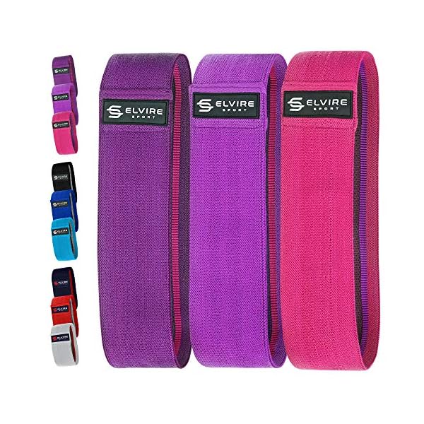 ELVIRE-Resistance-Bands-Booty-Bands-3-Pack-Fabric-Resistance-Bands-Set-for-WomenMen-Exercise-Bands-for-Glutes-Hips-and-Legs-Fitness-Ideal-for-Home-Gym-Training-and-Sport ELVIRE Fabric Resistance Bands for Working Out | Exercise Bands Resistance Bands Set of 3 | Booty Bands for Women…