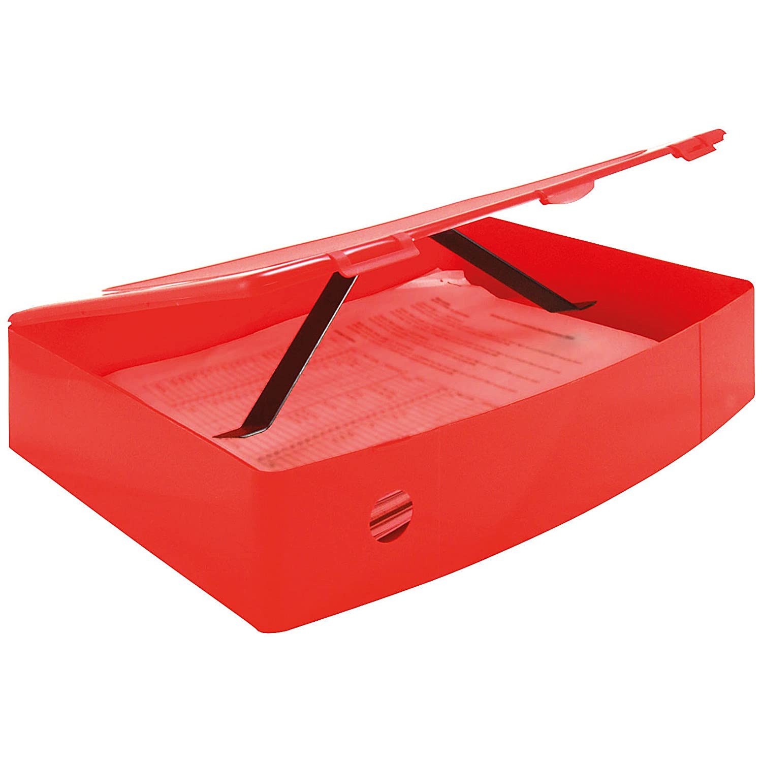 Q-Connect Foolscap Polypropylene Box File - Red