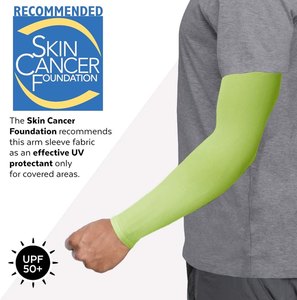 UV Protection Cooling Arm Sleeves - UPF 50 Long Sun Sleeves for Men & Women. Perfect for Cycling, Driving, Running, Basketball, Football & Outdoor Activities. Performance Stretch & Moisture Wicking : Clothing