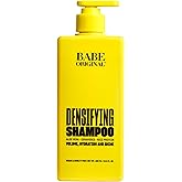 BABE ORIGINAL Locks Densifying Shampoo for Women and Men, Volumizing Shampoo Promotes Thickness and Prevents Hair Loss, for Fuller, Thicker Hair, Cruelty Free, 13.5 fl oz.