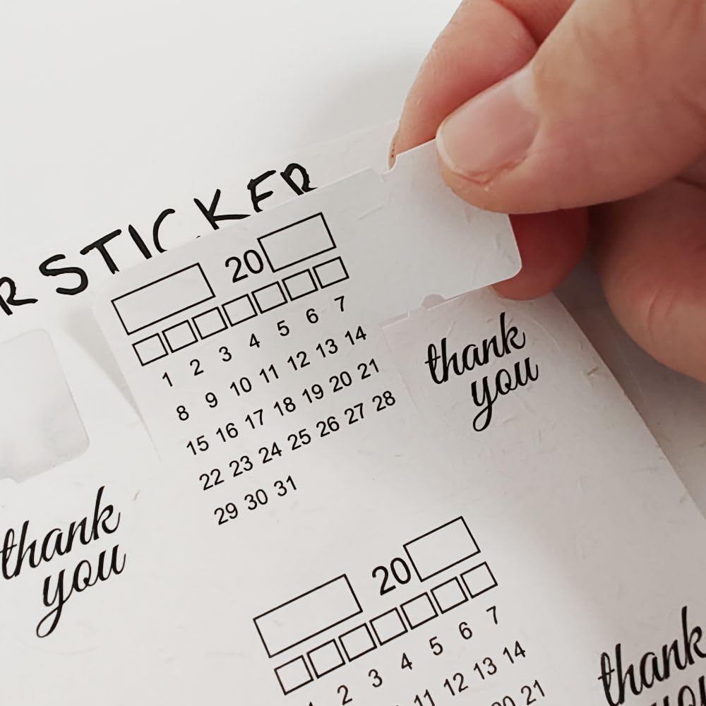 Monthly Tabs Calendar Stickers for Yearly Planner for Journal Dividers, Plan for School Year, Agendas and Organizers, Office Supplies (Style1-32Months)