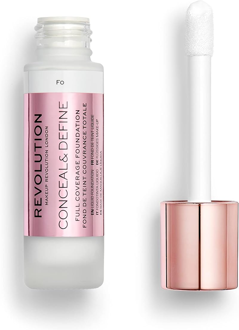 Makeup Revolution Conceal and Define Foundations 50 Shades Revolution Beauty
