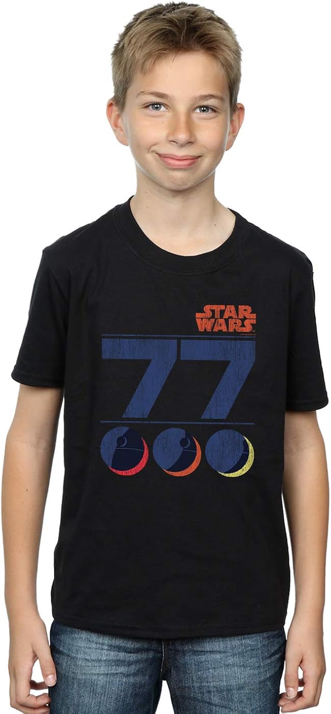 Star Wars Boys Retro 77 Death Star T-Shirt