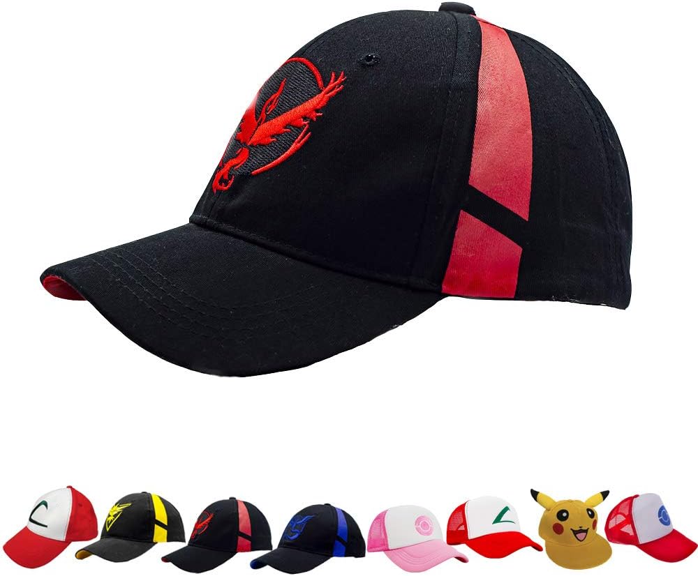AKNOSHEmbroidered Hats Generation 2 Team Mystic-Valor-Instinct- USA (Red)