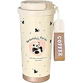 WeiTeTaLuo 16 oz Insulated Tumblers, Cute Panda Stainless Steel Coffee Mug, Insulated Water Bottle, Double Wall Vacuum, Leakproof, Hot & Cold Drinks