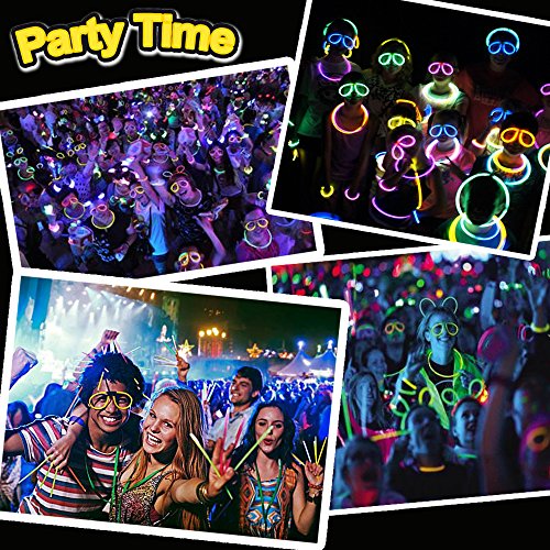 5 Glowstick+Connectors+Eyeglasses+Funcorn+Toys