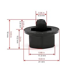 RTRHINOTUNING 50pcs 6.5mm/0.26in Wheel Rim Lip
