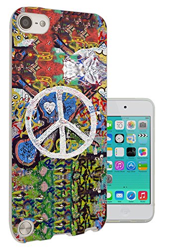 074 Cool Graffiti Arts White Peace Sign Design Apple Ipod