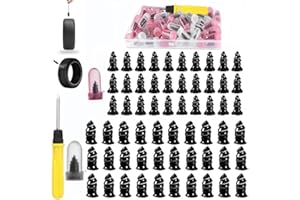 60 Pcs Tire Repair Screw, Tire Repair Nails, Tire RepairRubber Nail, Flat Tire Repair Screw, Rubber Screw Tire Plugs, for Car