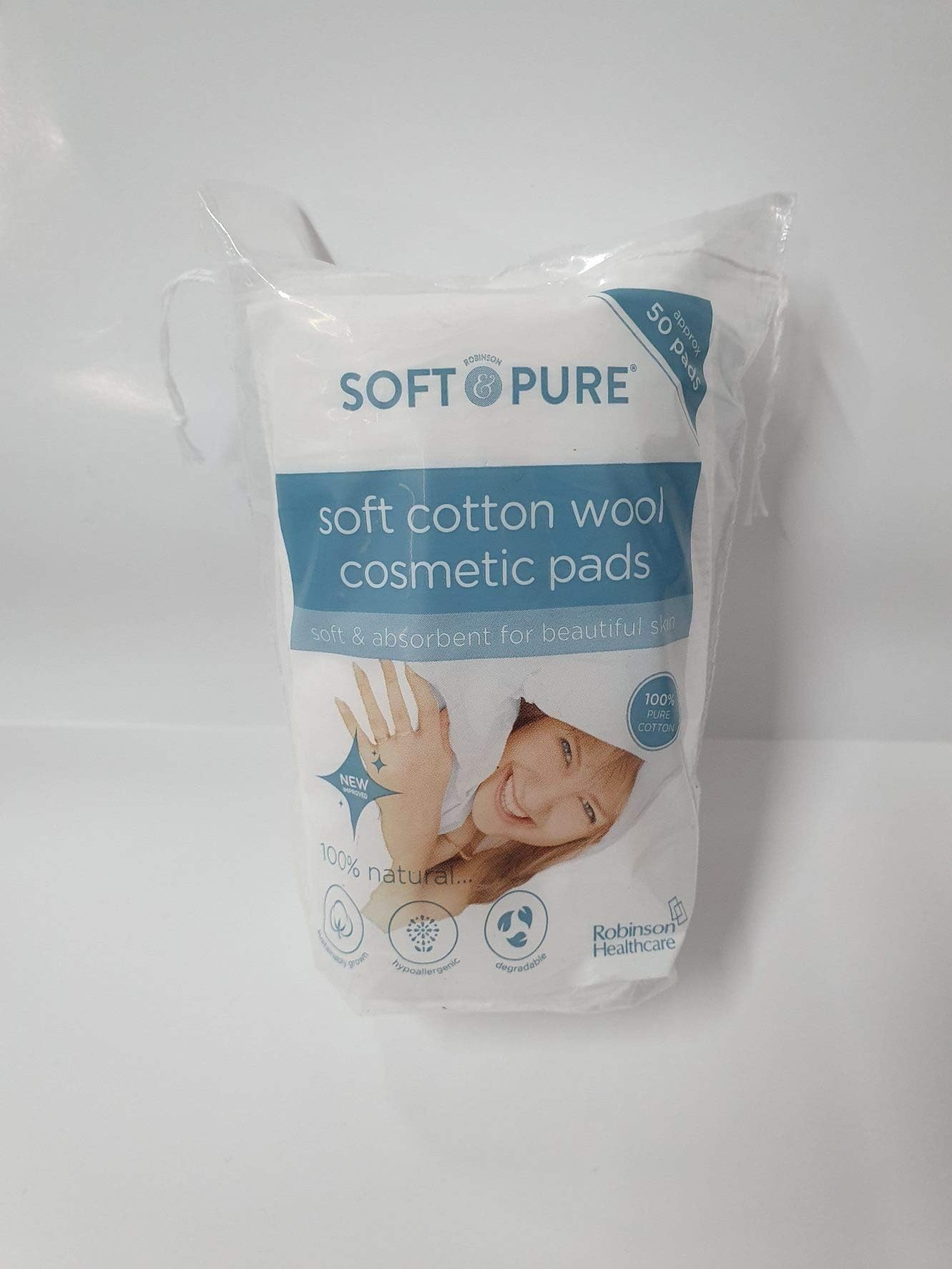 Cottontails Soft & Pure Cosmetic Pads Oval 50's