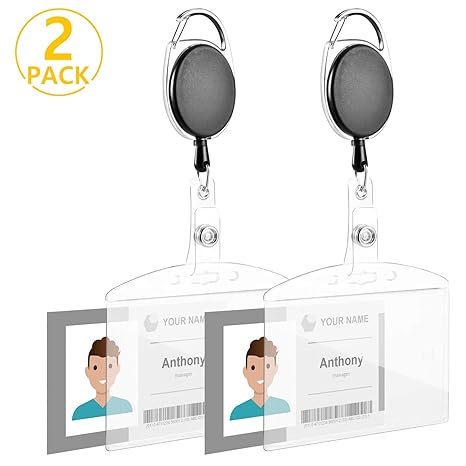 Porte badge retractables