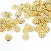 Beautiful Bead 8mm Gold Tone Flower Bead Caps for Jewelry Making (About 500pcs)
