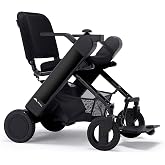 WHILL Model F Power Chair - Convenience and Performance - with Foldable Design, Smart Technology, and Remote Control via App - A Perfect Mobility Solution for Adults and Elderly. - Black (One Size)