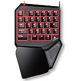 ACEPHA T9 Pro Gaming Keypad Gameboard with Programmable Keys 7 Color LED Backlit, 16-keys Rollover, Brand New Key Layout and Anti-Fatigue Wrist-pad