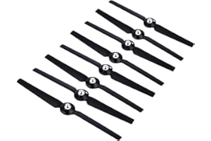 Hooshion 4 Pairs Propellers Rotor Blade Sets A & B for YUNEEC Q500 Q500M Q500+ Q500 4K Typhoon G RC Air Force Airplane Helicopter Propeller Quadcopter Drone(Black)