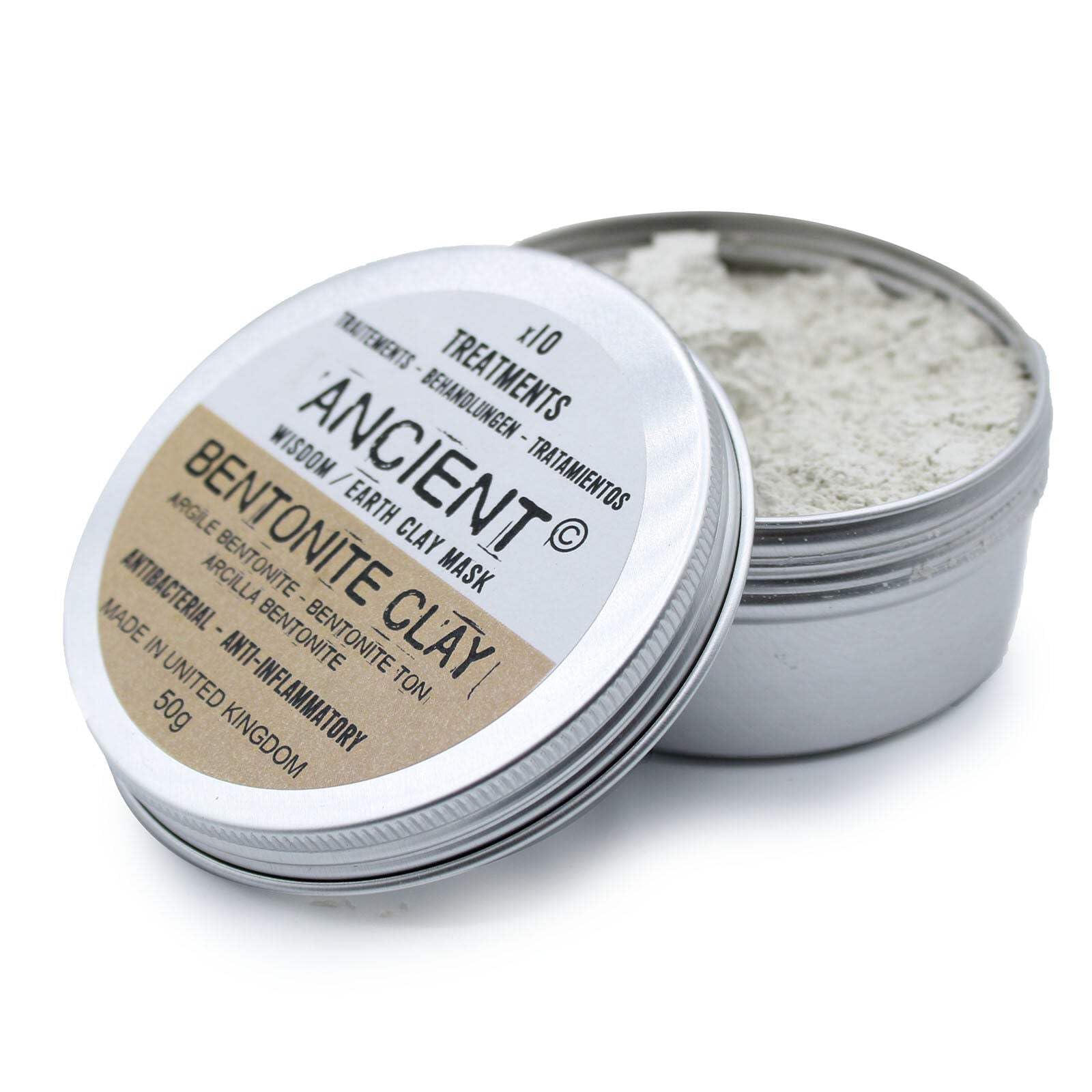 Ancient Wisdom Clay Face Mask Powder (Bentonite Clay)