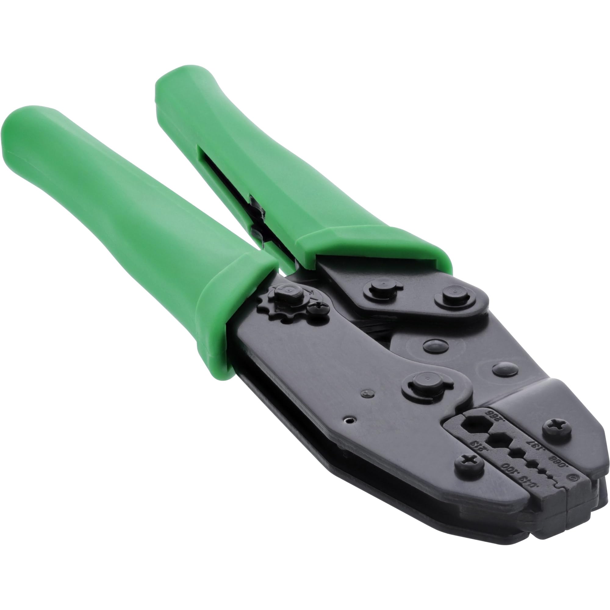 InLine 40899 Crimping Pliers Coaxial HT-336G for RG 58,59,62,174, WBC 110, 195/200 240