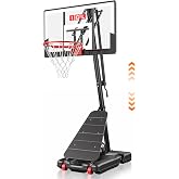 IGL Portable Basketball Hoop Outdoor, 10 FT Height Adjustable Basketball Goal
