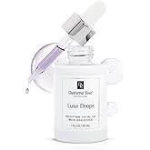 Luxe Drops Nighttime Facial Oil Moisturizer, Anti Aging Skin Care for Mature Skin with Bakuchiol Retinol Alternative, Lightweight, Silky Face Oil for Women Anti Aging