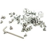 Makerbeam Corner Cube Clear (10x10x10mm) 12pcs