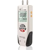 Digital Manometer, Dual Port Air Pressure Meter Pressure Gauge HVAC Gas Tester, Differential Pressure Manometer with 5/16 Inches Diameter Pressure Port, Hti-Xintai