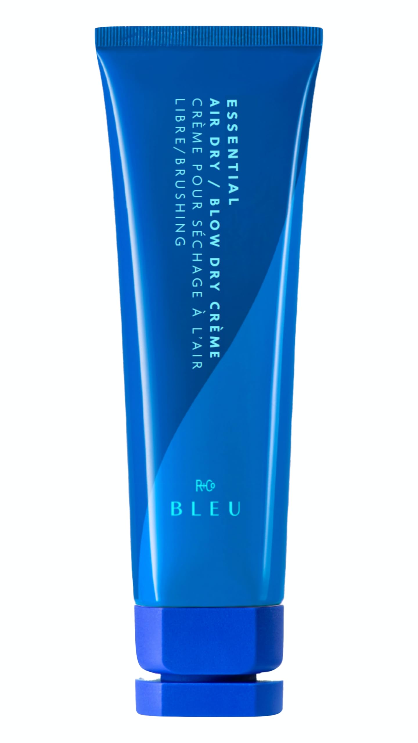 Photo 1 of R+Co BLEU Essential Air Dry Blow Dry Creme | Lightweight Heat Protectant Styling Cream for Frizz Control + Hydration & Shine | Nourishing Hair Smoother for All Hair Types