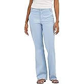 Lee Womens Wrinkle Free Mid Rise Bootcut Pant