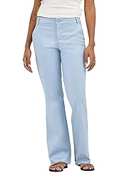 Lee Women's Wrinkle Free Mid Rise Bootcut Pant, Shy