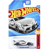 Hot Wheels '20 Toyota GR Supra [Silver] Then &amp; Now 6/10, 157/250-1:64 Scale Diecast Toy Vehicle