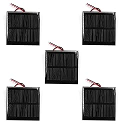 Fielect 5.5V 0.6W Polycrystalline Mini Solar Panel