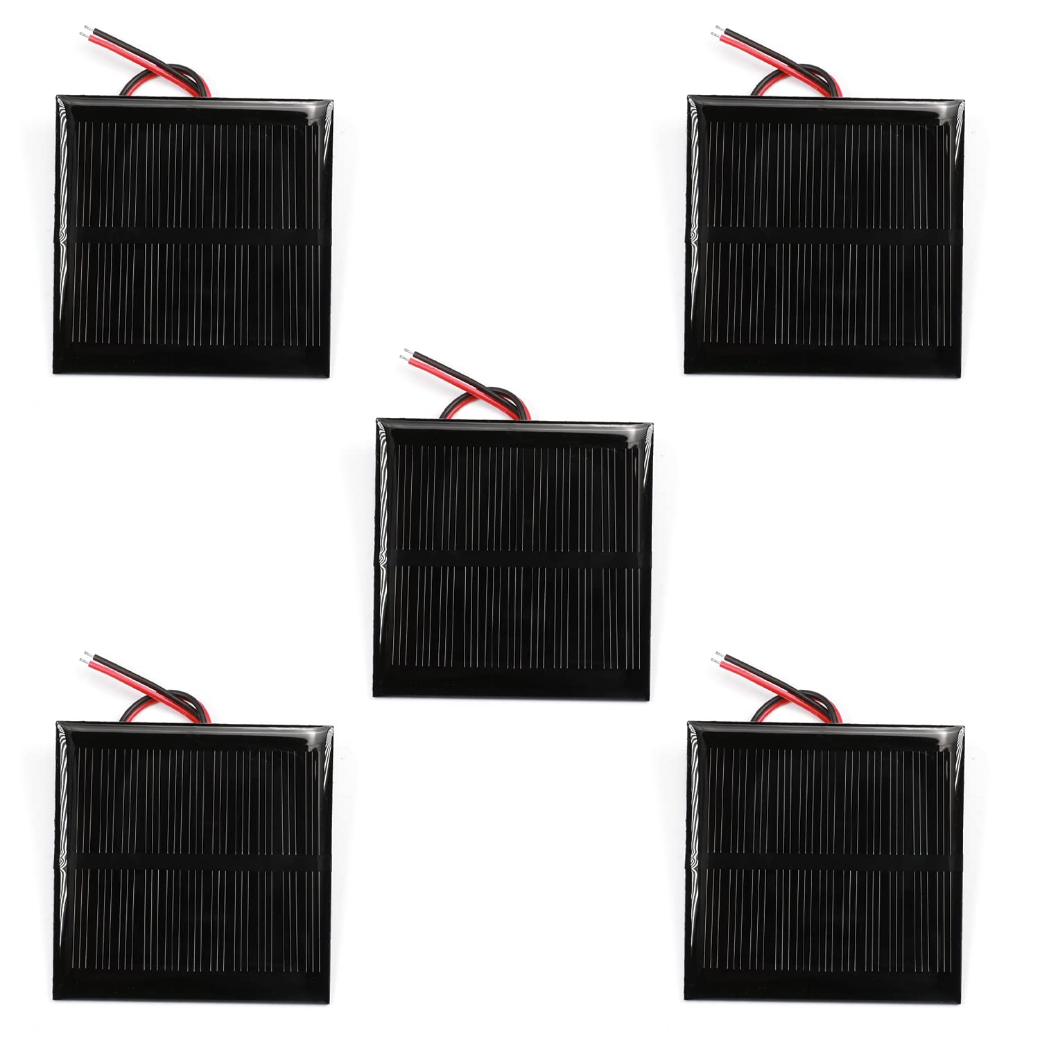 Fielect 5.5V 0.6W Polycrystalline Mini Solar Panel