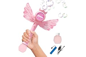 Kids Bubble Wand | Musical Cosplay Prop Dreamy | Bubble Blower with LED Light - for Boys Girls Preschoolers Masquerade Travel