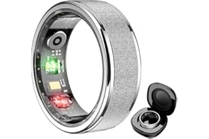 COLMI R10 Smart Ring, Smart Health Ring for Women, Features Heart Rate, Blood Oxygen, Sleep Monitoring, Pedometer, and Fitness Tracker, No Subscription Fee. (Silver, 9#)4.0 out of 5 stars 102$64.98