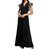 Shoshanna Womens Midnight Eleousa Embellished Crepe Matassa Dress