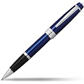 Cross Bailey Blue Lacquer Rollerball Pen, Medium Point, Black Ink | Rollerball Pen, Refillable for Smooth Writing, Well-Balanced Distinctive Design, Premium Gift Box, Medium Point Black Refill