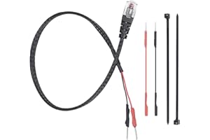 Lakapre RJ11 Replacement Mirror Wire Power Cord Compatible with Uniden R8, R7, R4, R3, R1 Radar Detectors - 14 Inch Direct Wire Kit for Uniden Radar Detectors for Cars (3005201U)