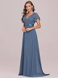 Ever-Pretty Women's Double V-Neck Wedding Party