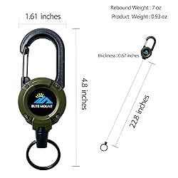 Yojaro Retractable Keychain Heavy Duty, Multitool