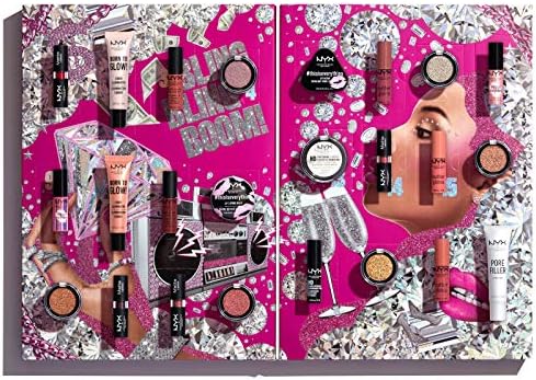 Nyx Professional Makeup Diamonds And Ice Please Advent Calendar Makeup Set 24 Pieces Wide Selection Of Makeup For Eyes Lips And Face Makeup Lovers Amazon Co Uk Beauty calendrier de l avent nyx 2021