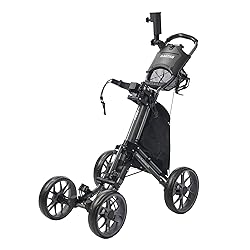 FLAGTAG Golf Push Cart 4-Wheels,Folding Golf